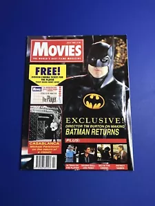 RARE UK `MOVIES' MAGAZINE - 1st EDITION JULY1992. Batman. 98 Pages. Pre-Owned VG - Picture 1 of 12