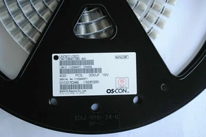 330uF 16v SANYO Surface Mount OS-CON CAPACITOR 16SVP330M Low ESR RoHS 10pcs - Picture 1 of 2