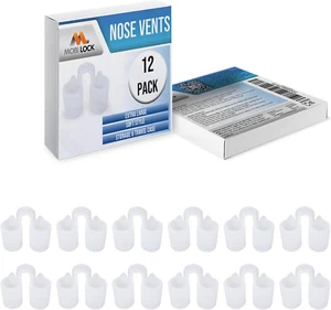 Nose Vent Sinus Relief Dilator (Pack of 12 XL Size) Soft Vents - a Simple Soluti - Bild 1 von 12