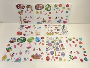 9 fogli appendiabiti per finestra di Pasqua fermagli per finestra coniglietto appendiabiti per uova di Pasqua - Foto 1 di 10
