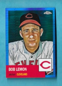 Bob Lemon 2022 Topps Chrome Platinum BLUE BLASTER PRISM Refractor #390 1953 - Bild 1 von 2