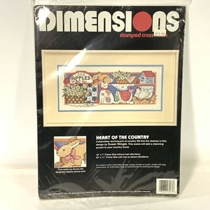 DIMENSIONS Heart of The Country Cross Stitch Kit 3133 Susan Winget 16x7" New - Picture 1 of 8