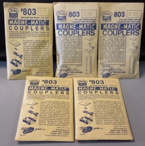 Kadee 803 Magnetic Knuckle Couplers Narrow Gauge 5 Packs / 20 Couplers On3 Scale - Picture 1 of 2