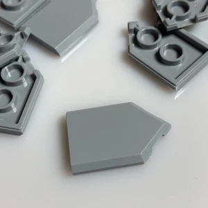 40 pro Set NEU LEGO Medium Stone Grau FLACHE FLIESE 2X3 WINKEL (35341/6245254) Schild - Bild 1 von 3