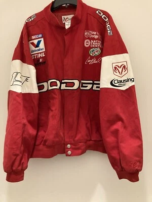 Chaqueta De Colección NASCAR Kasey Kahne Chase Auténtica Dodge Racing Para Hombres Talla XL Roja Foto 1 de 4
