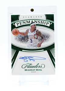 2023-24 Panini Flawless - BRADLEY BEAL Penmanship Green /5 #FPS-BDB - Picture 1 of 3
