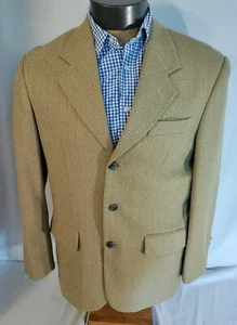 Men Angelo Litrico gold brown polyester viscose sports coat jacket 40S RARE NWOT - Picture 1 of 12