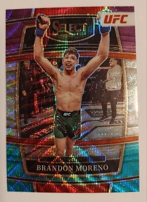 2022 Panini Select UFC BRANDON MORENO Tri  Color Prizm SP #95 NM-MT  A2 - Image 1 of 2