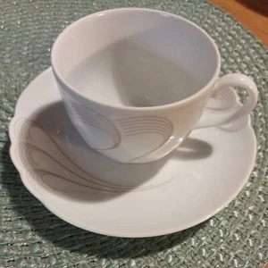 porzellan service seltmann weiden Helena mit braunen Streifen  - Bild 1 von 2