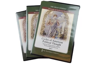 The Great Courses- Cycles of American Political Thought- 18 CD Set w/ Guidebook  - Imagen 1 de 2