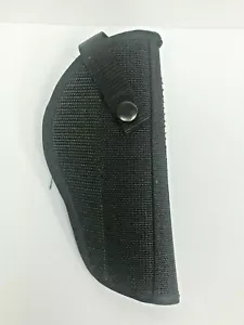 Heavy Duty Holster with Snapping Adjustable Strap - Black - Bild 1 von 4