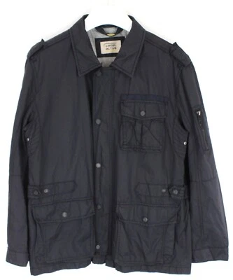 CAMEL ACTIVE 420340 Chaqueta Hombre (Eu) 52 Ligero Polo Cuello Forro Azul Oscuro - Imagen 1 de 4