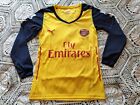 Puma 2014 2015 Arsenal Wyjazdowa koszulka piłkarska z długim rękawem Jersey Top Duże dziecko