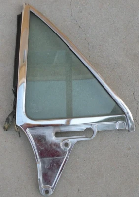 THUNDERBIRD QUARTO JANELA DE VENTILAÇÃO VIDRO DRIVER LADO ESQUERDO 61-63 1961-1963 FORD 4 - Imagem 1 de 4