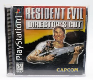 Resident Evil Director’s Cut (PlayStation 1 PS1) Black Label Single Disc RARE - Picture 1 of 6