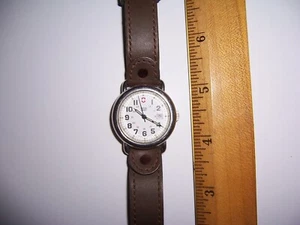Vintage Swiss Army Calvary Date Watch-Leather Band - Picture 1 of 6
