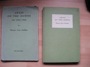 Florence Irene Gubbins - Grass on the Downs *Signed* 1935 Favil Press 1st HB/DJ - Picture 1 of 1