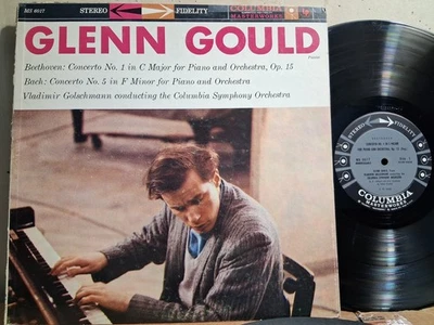COLUMBIA MS 6017 Glenn Gould Beethoven PIANO CTO #1 GOLSCHMANN 6 EYE NM - Image 1 of 2