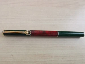 Gucci Kugelschreiber braun und grün emailliert 80er Jahre - Bild 1 von 5