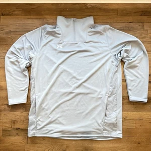 NUEVO SIN ETIQUETAS UNDER ARMOUR SUDADERA SUELTA 1/4 CREMALLERA BLANCA PARA HOMBRE TALLA 4XL PRECIO DE VENTA SUGERIDO POR EL FABRICANTE $60.00 - Imagen 1 de 10