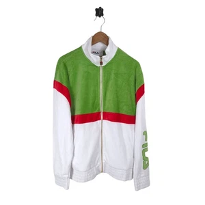 Mens Fila Mansur Velour Track Jacket Small BNWT - Picture 1 of 10