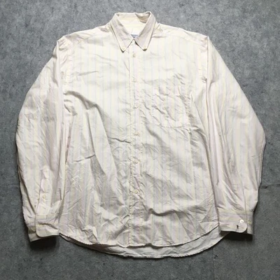Brioni Shirt Mens XL Stripe Button Down Italy Neiman Marcus Luxury Dress Shirt - Image 1 of 4