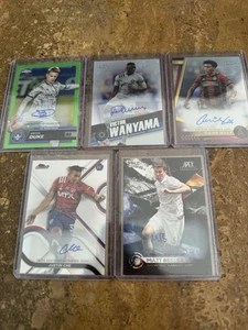 Bundle Of Topps MLS Auto Cards Duke Wanyama Wiley Che Besler - Picture 1 of 2