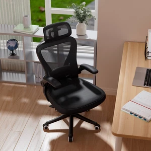 Hochlehner Netz Bürostuhl Schaukelstuhl Drehstuhl Computer Schreibtischstuhl Ergonomischer Stuhl - Bild 1 von 9