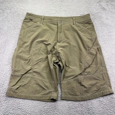 Kuhl Shorts Mens 40 Green Khaki Renegade Cargo Outdoor Hiking Utility - Image 1 of 4