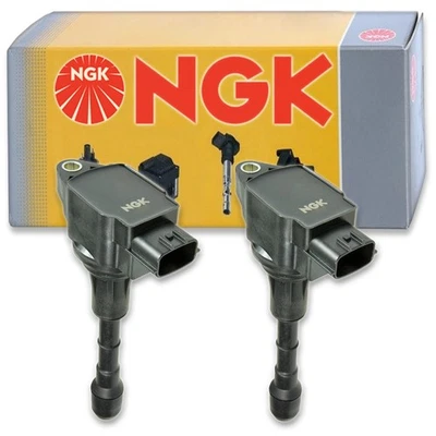 2 pcs NGK Ignition Coil for 2011-2013 Infiniti M56 5.6L V8 - Spark Plug Tune sy - Image 1 of 4
