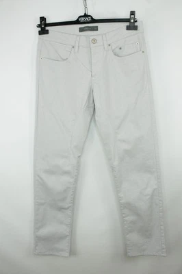 Pantalones de mezclilla informales de algodón elástico gris para hombre Siviglia W33/L32 Foto 1 de 4