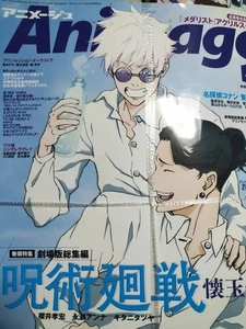 Animage June 2025 cover: Jujutsu Kaisen Japanese Anime Magazine w/ Appendix Used - Picture 1 of 3