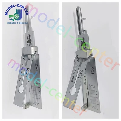 2-in-1 pick lishi tool MODEL KW1,SC1,M1/MS2,KW1+SC1