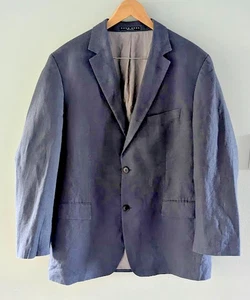 Vintage Hugo Boss Bertolucci Movie Men's 100% Pure Linen Blazer SZ 46R - Picture 1 of 8