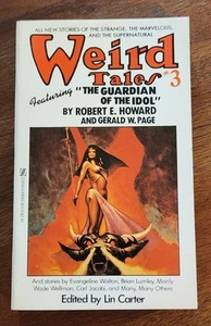 Weird Tales #3 Guardian of the Idol Robert E. Howard Lin Carter 1981 Zebra PB - Picture 1 of 6