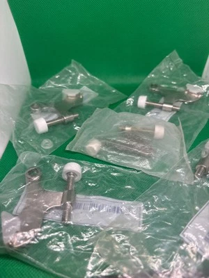 LOTE DE 5 TOPES PUERTA PIVOTANTE BISAGRA ACABADO CROMADO Foto 1 de 4