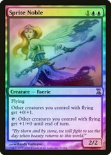 Sprite Noble FOIL Time Spiral NM Blue Rare MAGIC THE GATHERING CARD ABUGames
