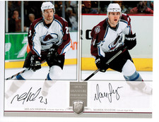 2006-07 Be A Player Portraits Dual Signature Portraits Milan Hejduk/ Svatos Auto