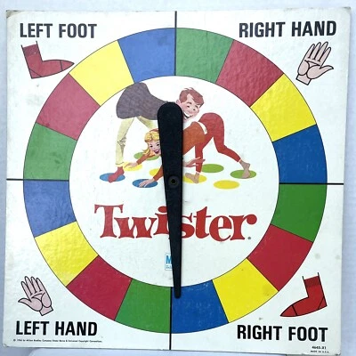 Peça de reposição giratória vintage 1966 Twister Game - Imagem 1 de 4