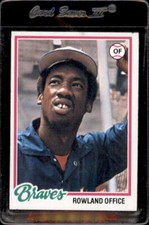 1978 Topps #632 Rowland Office Atlanta Braves - Nice Card