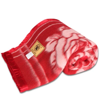 100% Pure Wool Blanket Warm Blanket Jacquard Blanket Quilt Bed Cover Bedspread - Image 1 of 4