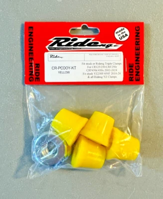 Ride Engineering Polyurethane Bar Mount Cones Soft Honda CR CRF 125 250 450 R RX - Image 1 of 4