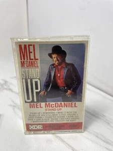 Mel McDaniel Stand Up Country Music Cassette Tape 1985 Rare Ships Fast  - Picture 1 of 5