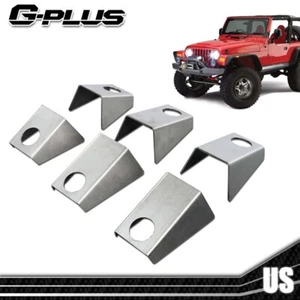 Fit For 1997-2006 Jeep Wrangler TJ Frame to Body Mount Brackets Iron Set of 6 - Picture 1 of 9