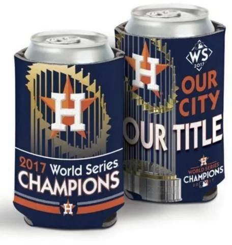 Houston Astros 2017 World Series Champions "OUR CITY OUR TITLE" Can Cooler Cover