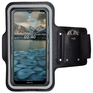 Armband für Nokia 2.4 Sport Handyhülle Fitness Handy Hülle Tasche Laufhülle - Photo 1/7