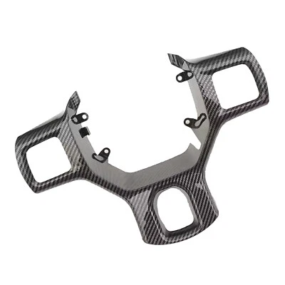 Carbon Fiber Look Steering Wheel Switch Bezel For 13-19 Dodge Ram 1500-5500 AT Foto 1 de 4