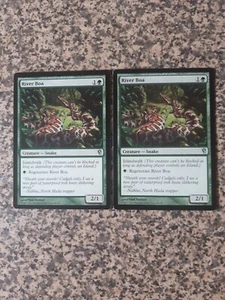MTG - 2 x River Boa - Duel Decks: Jace vs Vraska - Picture 1 of 1