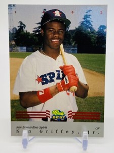 1992 Classic Best Ken Griffey Jr BC12 Seattle Mariners San Bernardino Spirit HOF