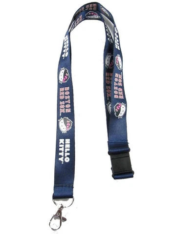 Boston Red Sox Hello Kitty Blue Lanyard ID Badge Key Holder MLB Girls Women Cover